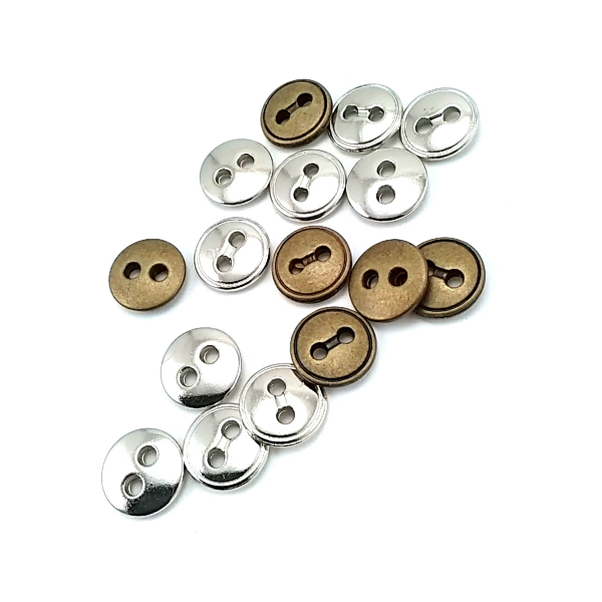 11 mm Sew-Through Button product image 11 mm Sew-Through Button front and detail view