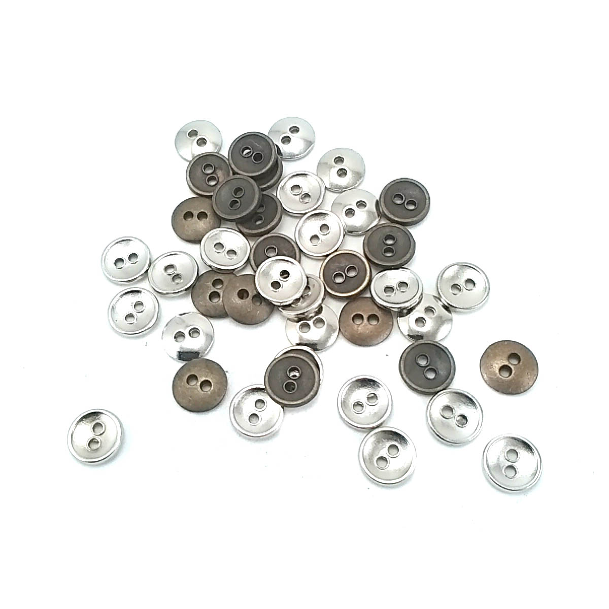 11 mm Button with Two Holes Simple Design