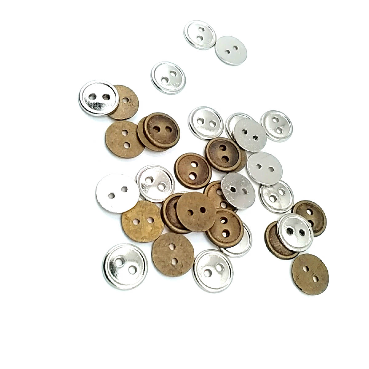 9 mm Sew-Through Button front and detail view