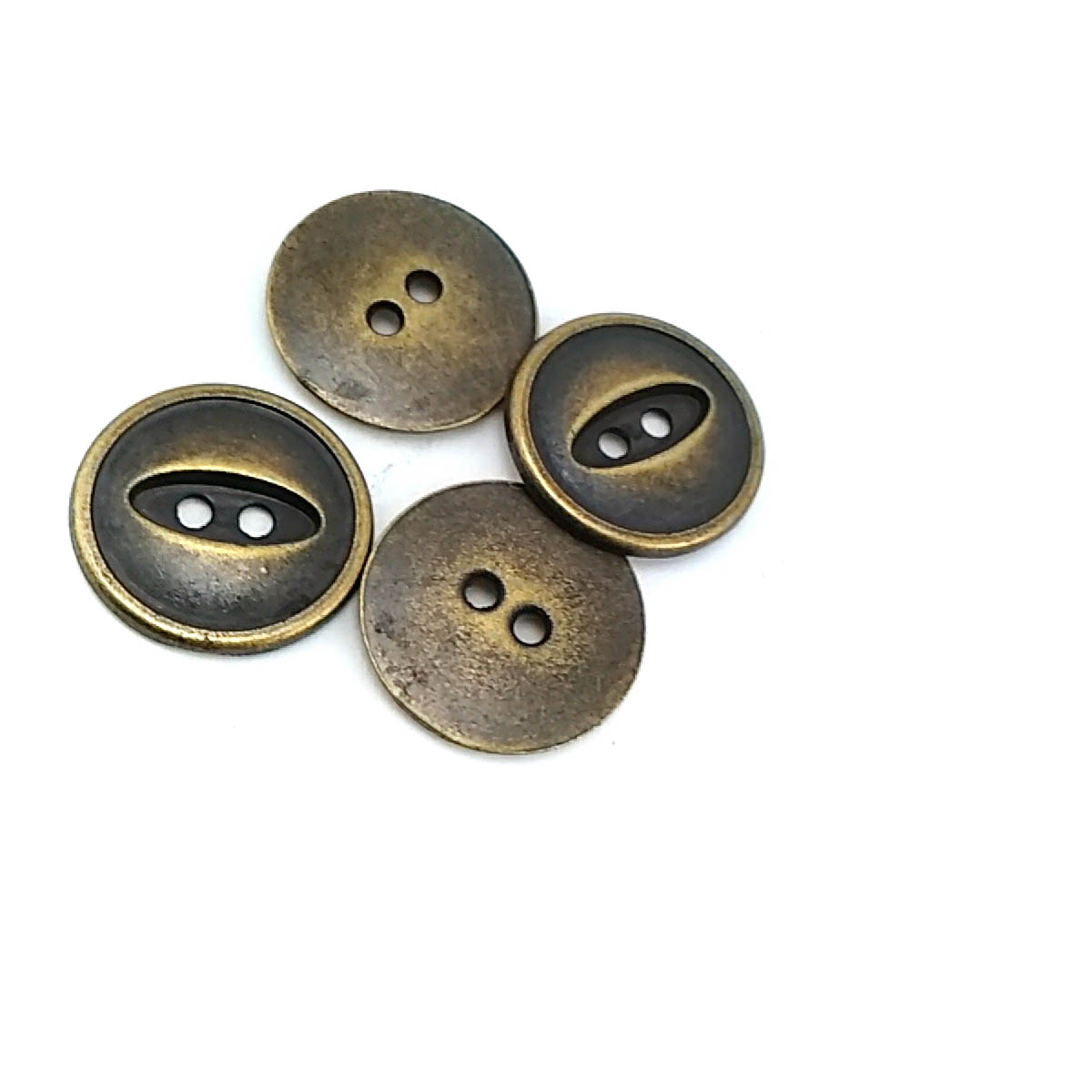20 mm Sew-Through Button front and detail view