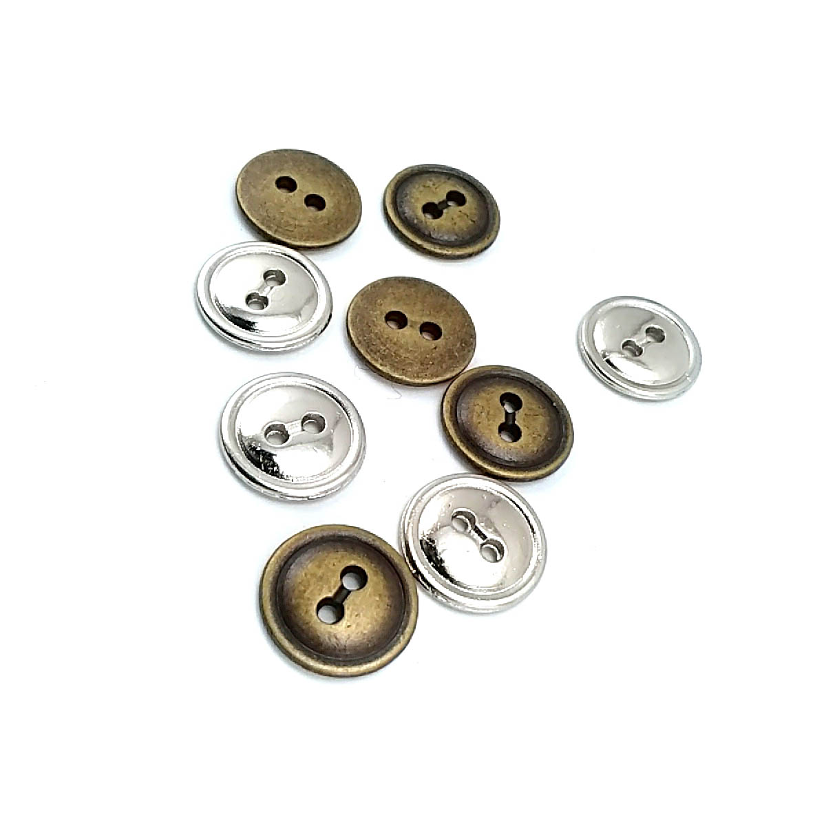 14 mm Dikme Düğme ön ve detay görünümü