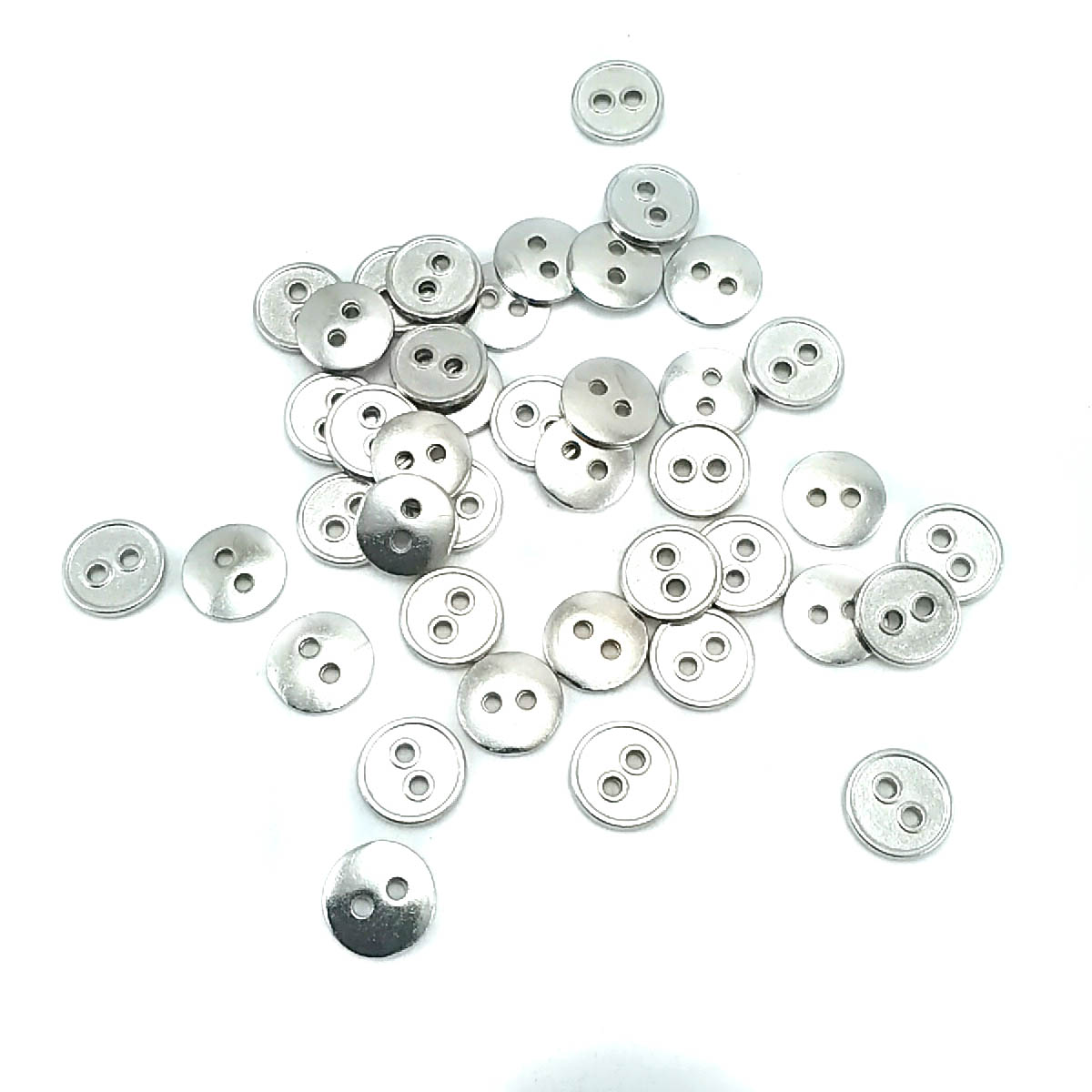 10 mm Metal Pillar Button with Two Holes