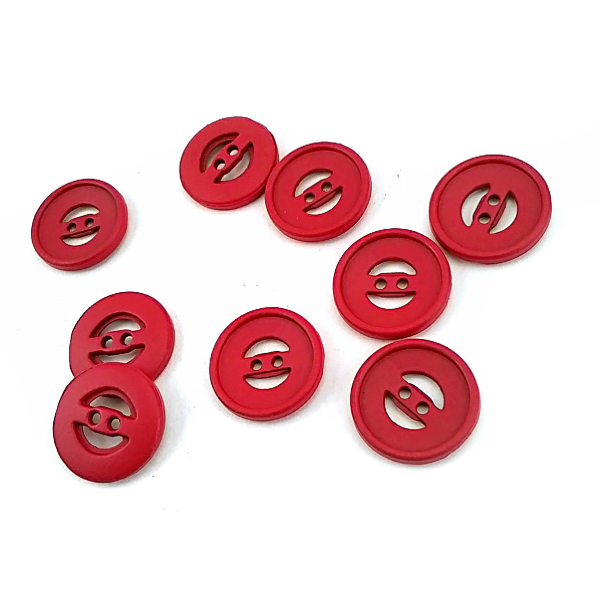 18 mm 2 Holes Metal Button 30 lignes