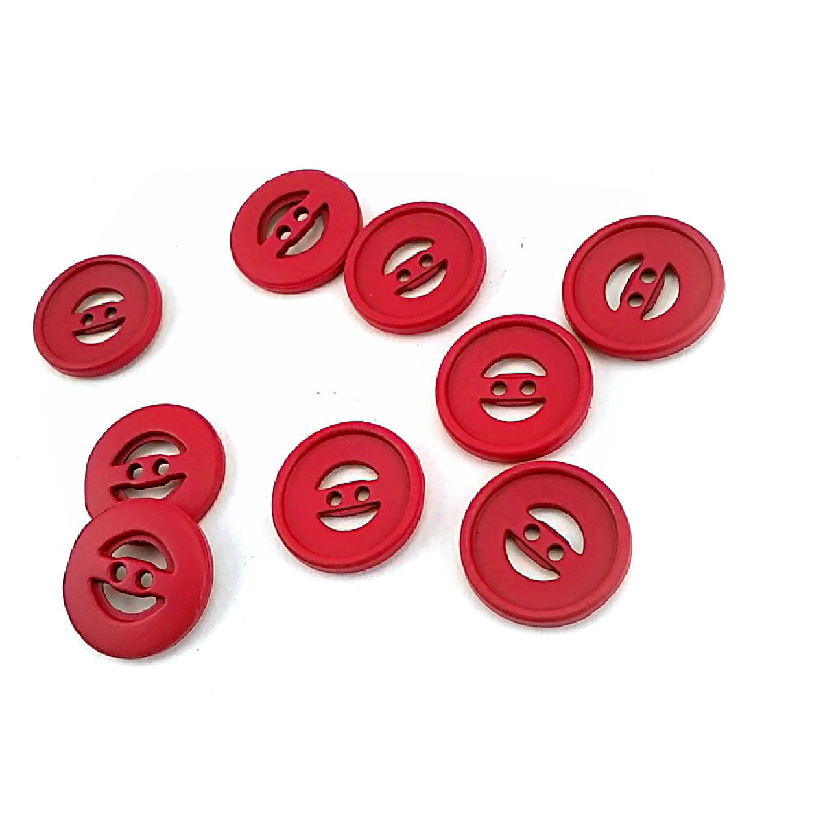 18 mm 2 Holes Metal Button 30 lignes