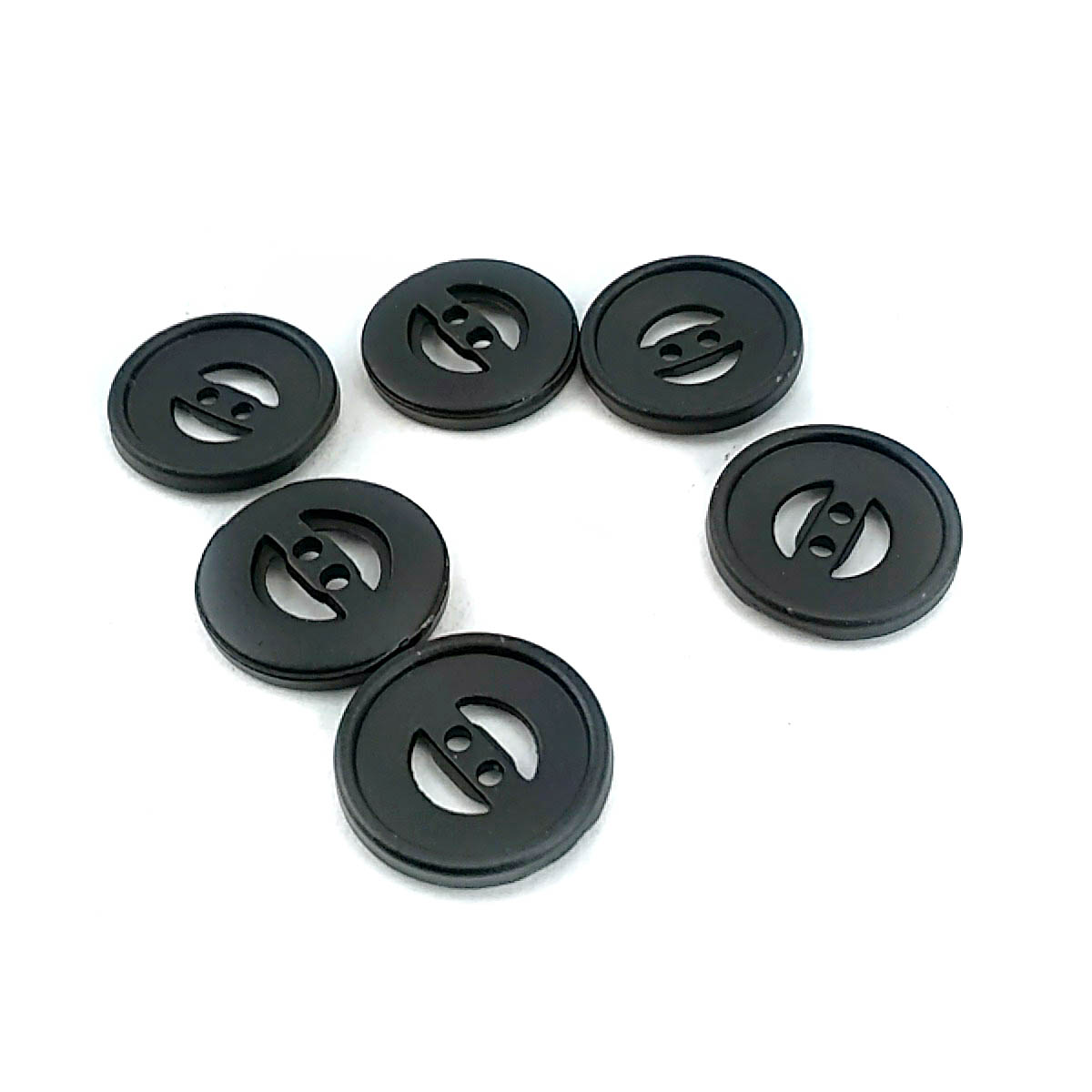 18 mm 2 Holes Metal Button 30 lignes