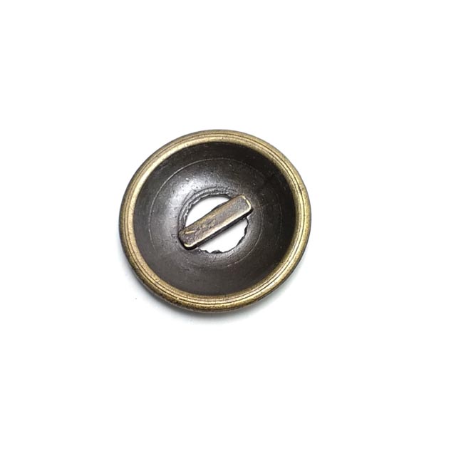 Two-hole perforated metal button 25 mm 40 lignes Two-hole perforated metal button 25 mm 40 lignes