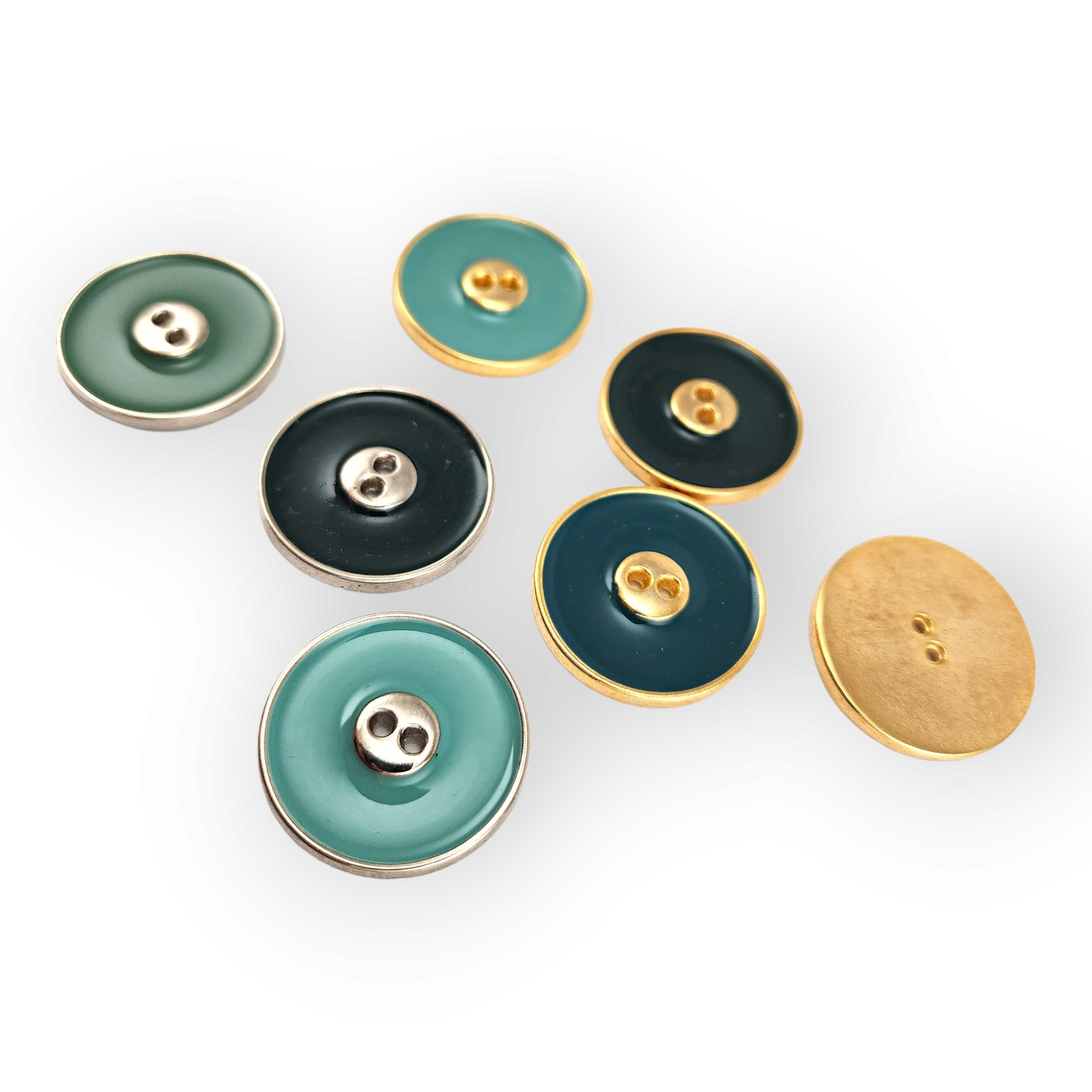 Two Holes Enameled Metal Button 31 mm 48 L Coat and Trench Coat Button E 702 Two Holes Enameled Metal Button 31 mm 48 L Coat and Trench Coat Button E 702