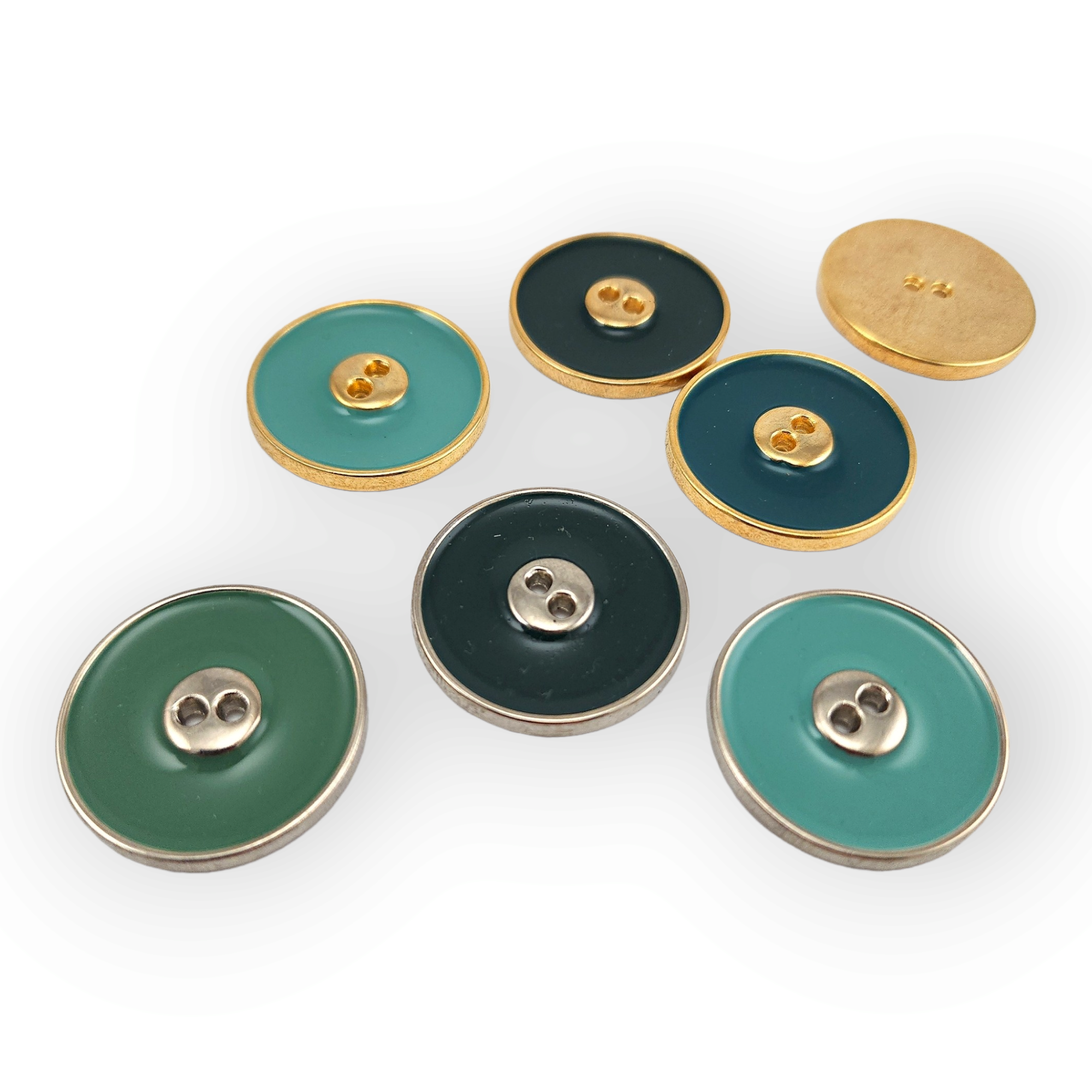 Two Holes Enameled Metal Button 31 mm 48 L Coat and Trench Coat Button E 702 Two Holes Enameled Metal Button 31 mm 48 L Coat and Trench Coat Button E 702