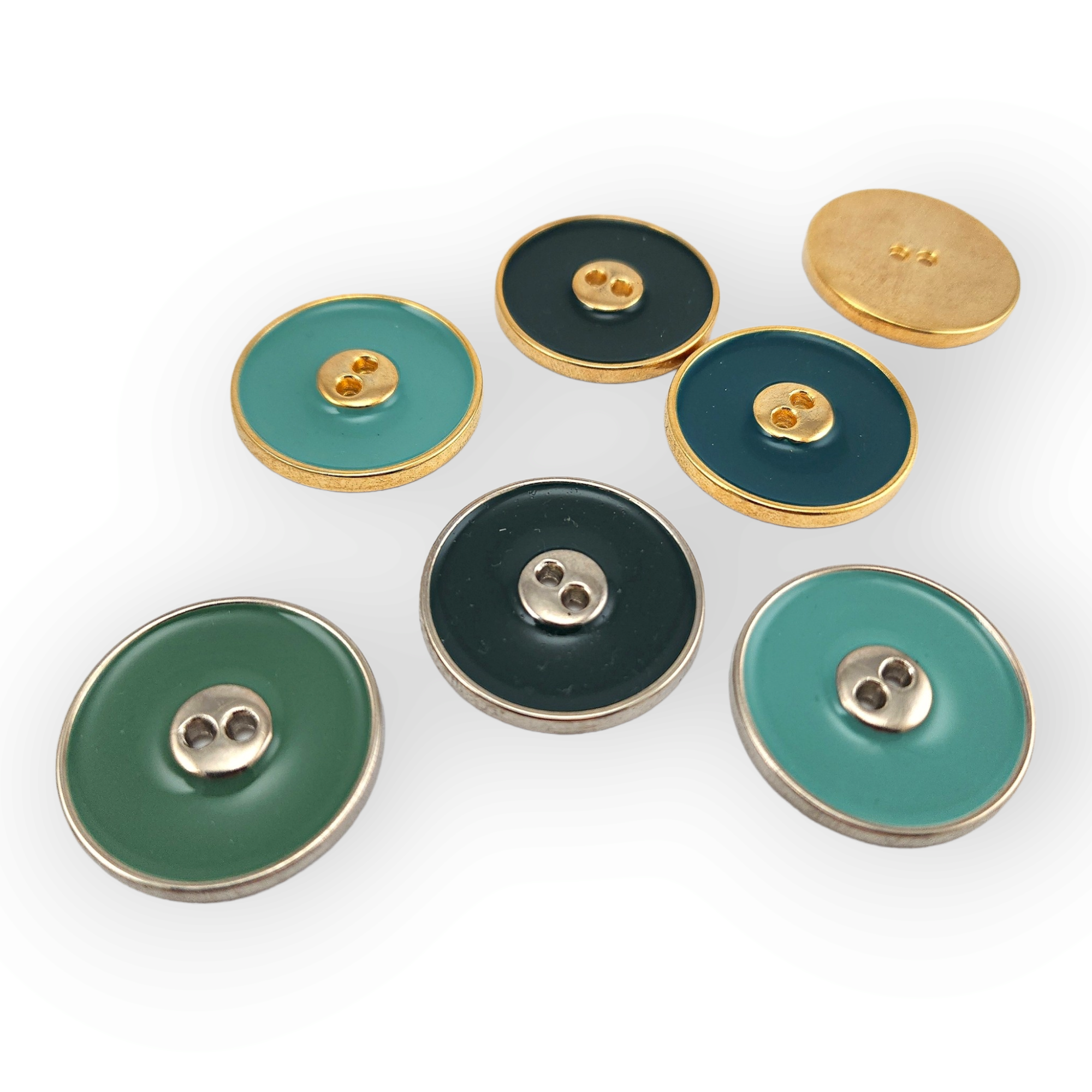Two Holes Enameled Metal Button 31 mm 48 L Coat and Trench Coat Button E 702 Two Holes Enameled Metal Button 31 mm 48 L Coat and Trench Coat Button E 702