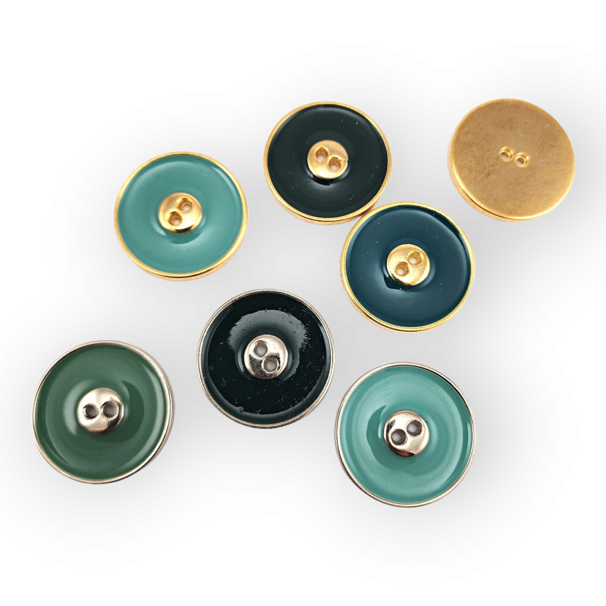 Two Holes Enameled Metal Button 31 mm 48 L Coat and Trench Coat Button E 702 Two Holes Enameled Metal Button 31 mm 48 L Coat and Trench Coat Button E 702