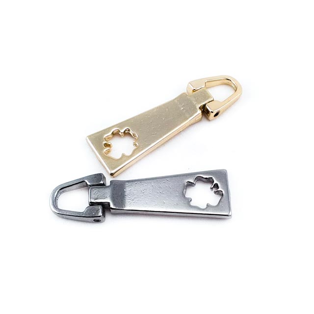 Zipper Pullers 38 mm x 10 mm Clover Pattern B 120 Zipper Pullers 38 mm x 10 mm Clover Pattern B 120