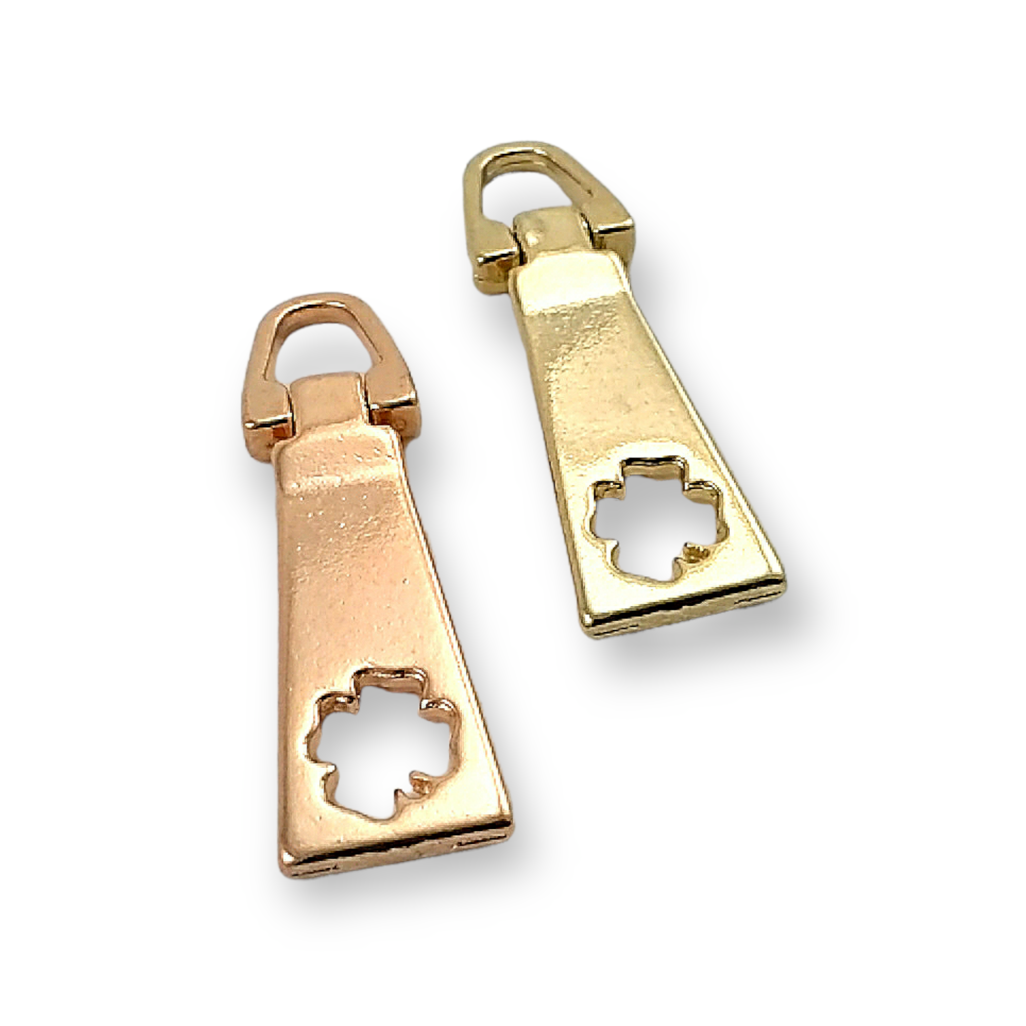 Zipper Pullers 38 mm x 10 mm Clover Pattern B 120 Zipper Pullers 38 mm x 10 mm Clover Pattern B 120