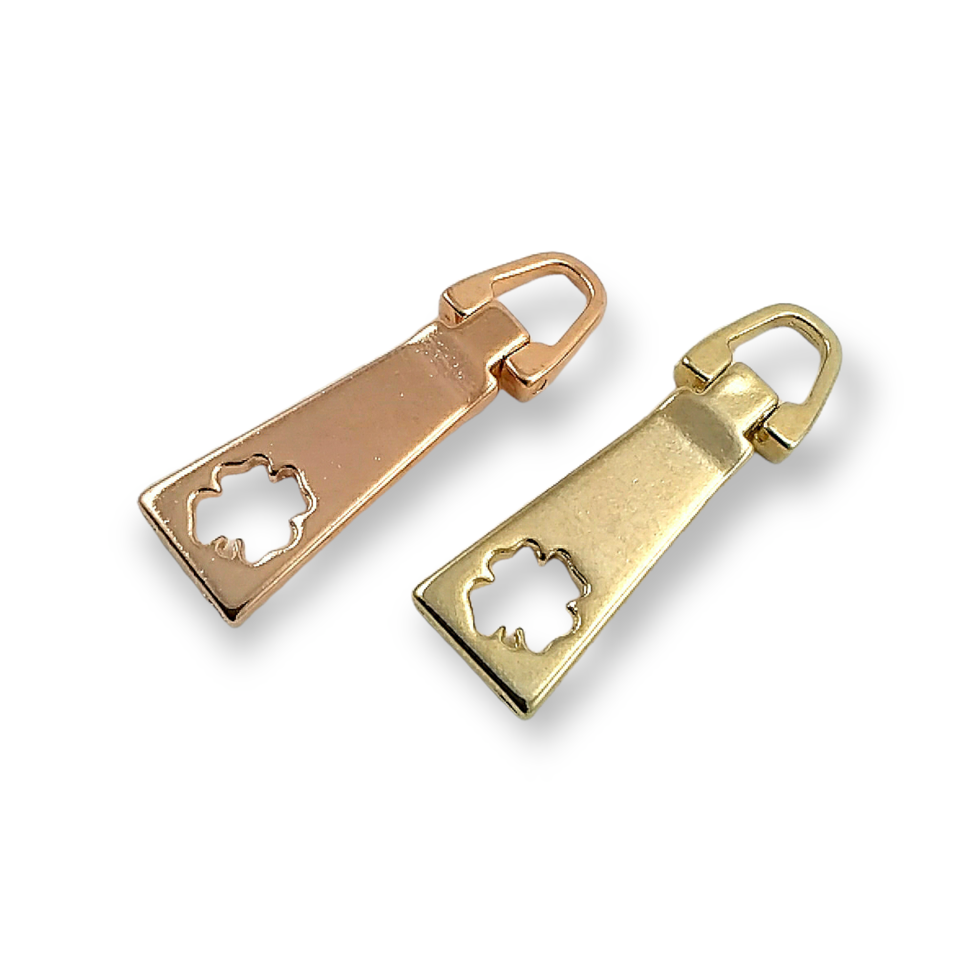 Zipper Pullers 38 mm x 10 mm Clover Pattern B 120 Zipper Pullers 38 mm x 10 mm Clover Pattern B 120