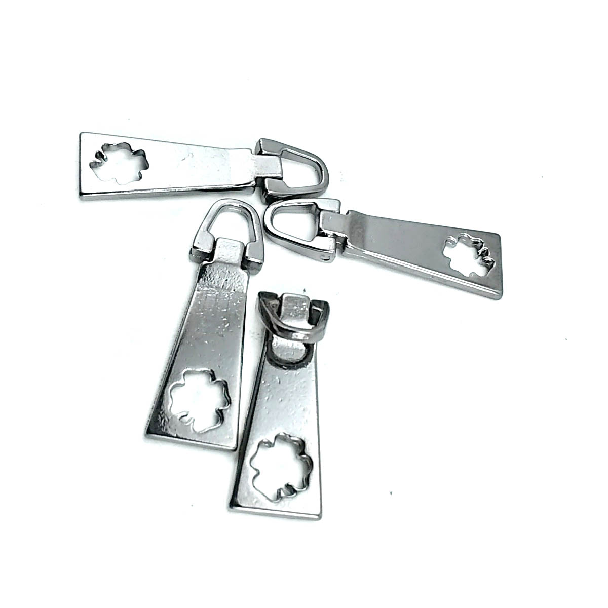 Zipper Pullers 38 mm x 10 mm Clover Pattern B 120