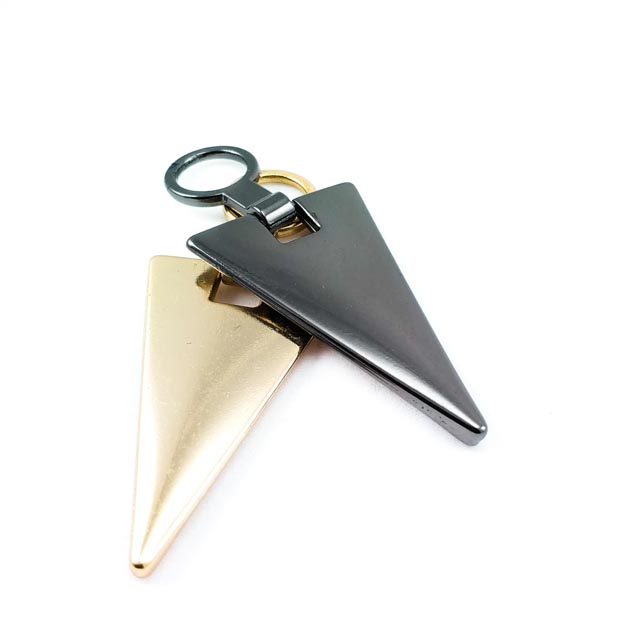 Zipper Pullers 52 mm Stylish Triangle Design B 182 Zipper Pullers 52 mm Stylish Triangle Design B 182