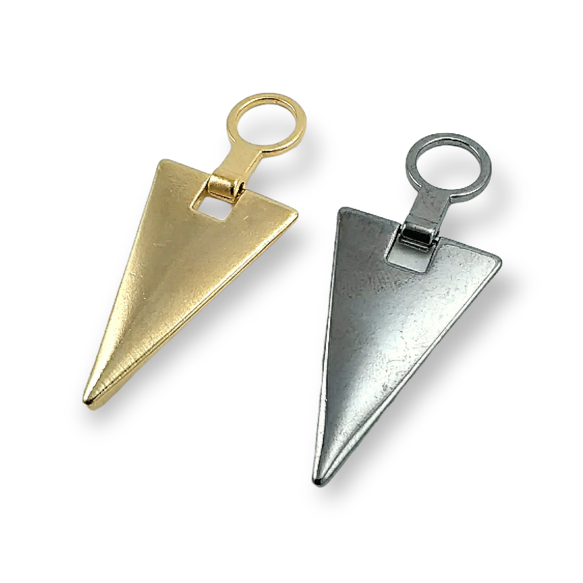 Zipper Pullers 52 mm Stylish Triangle Design B 182 Zipper Pullers 52 mm Stylish Triangle Design B 182