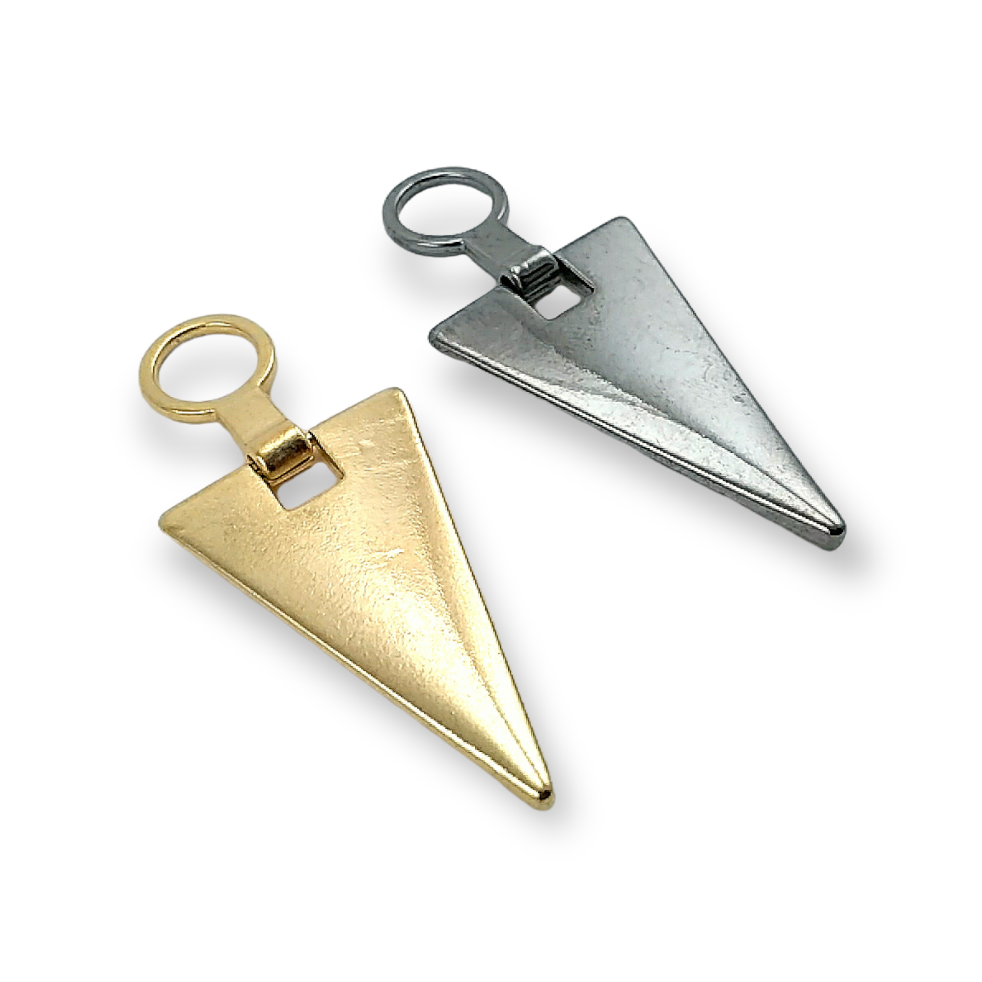 Zipper Pullers 52 mm Stylish Triangle Design B 182 Zipper Pullers 52 mm Stylish Triangle Design B 182