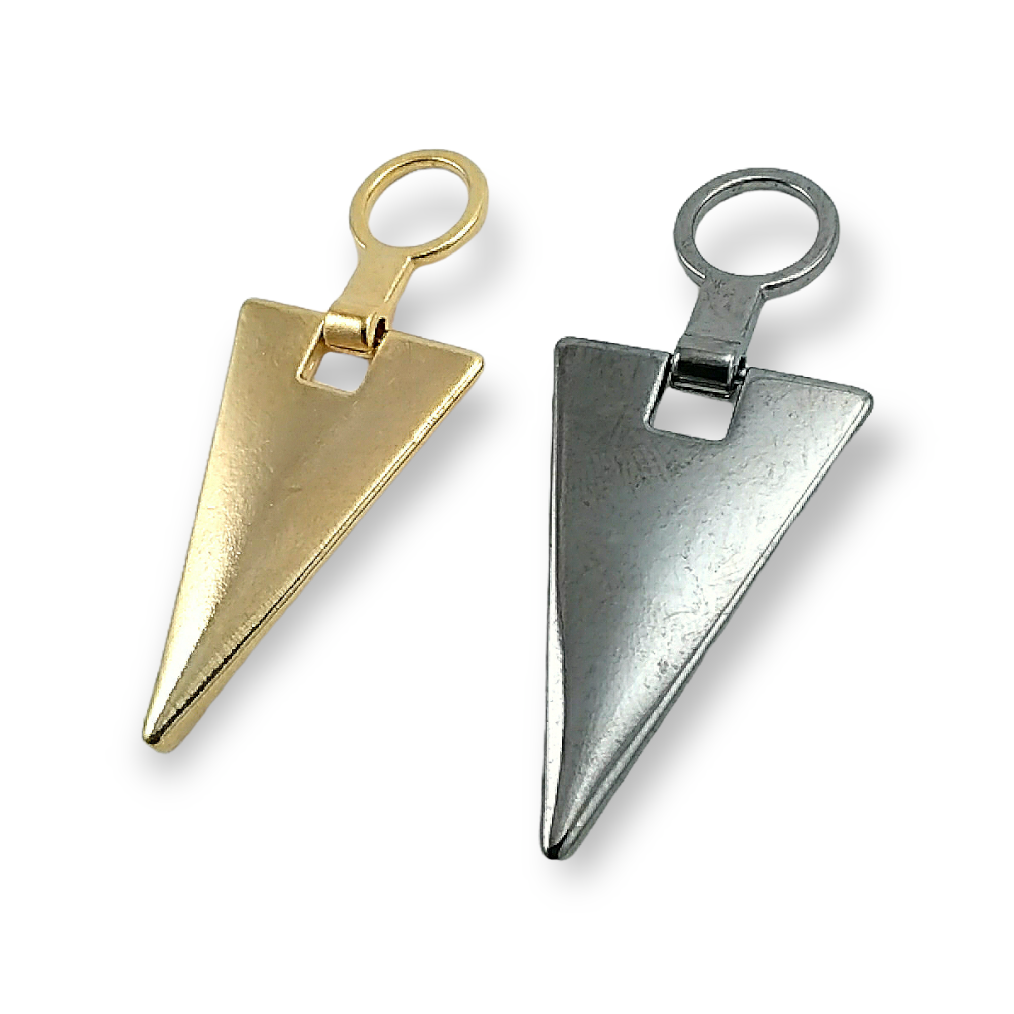 Zipper Pullers 52 mm Stylish Triangle Design B 182 Zipper Pullers 52 mm Stylish Triangle Design B 182