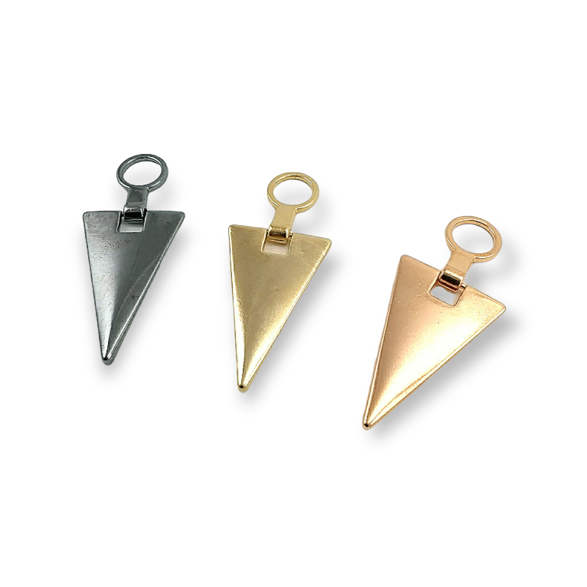 Zipper Pullers 52 mm Stylish Triangle Design B 182 Zipper Pullers 52 mm Stylish Triangle Design B 182