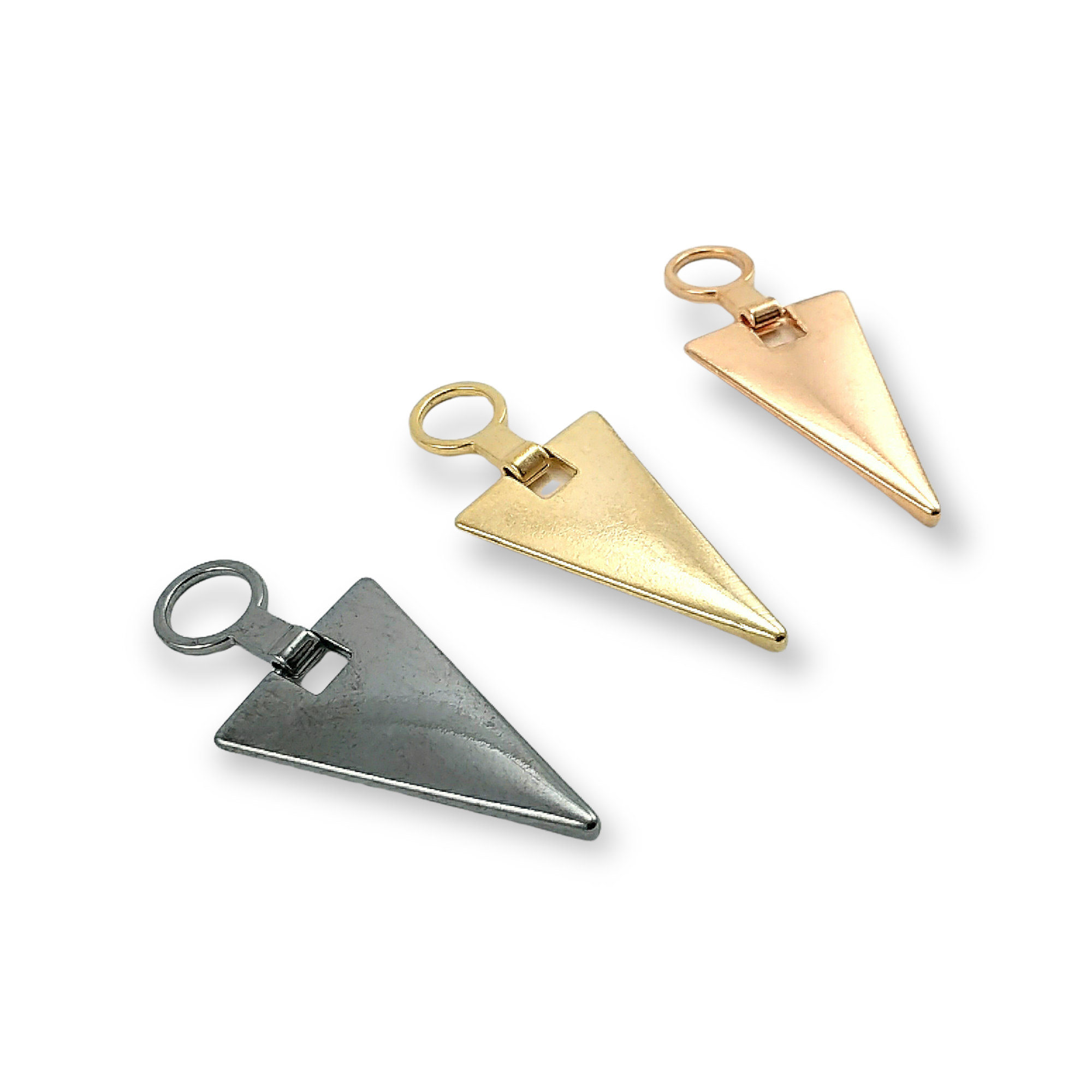 Zipper Pullers 52 mm Stylish Triangle Design B 182 Zipper Pullers 52 mm Stylish Triangle Design B 182