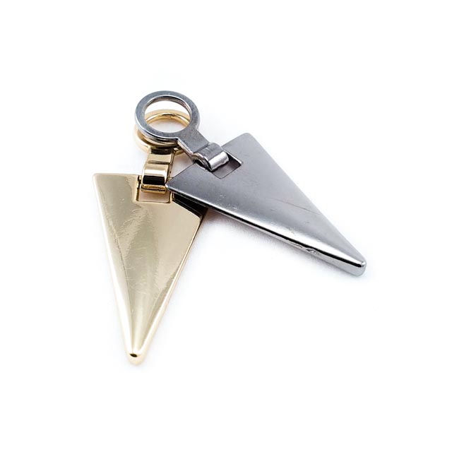 Zipper Pulls 40 mm Stylish Triangle Design B 183