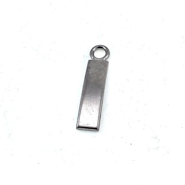 Zipper Pullers - zinc alloy 27 mm x 6 mm Zipper Pullers - zinc alloy 27 mm x 6 mm