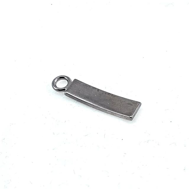 Zipper Pullers - zinc alloy 27 mm x 6 mm