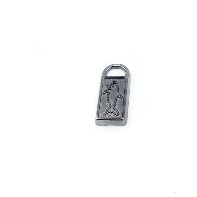 23 mm x 9 mm Zipper Puller Shark Printed 23 mm x 9 mm Zipper Puller Shark Printed