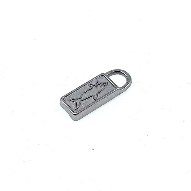 23 mm x 9 mm Zipper Puller Shark Printed