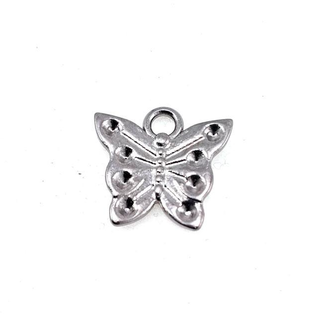 Zipper Puller 17 mm x 17 mm Butterfly Shaped E 1230 Zipper Puller 17 mm x 17 mm Butterfly Shaped E 1230