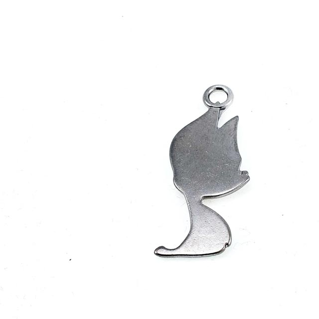 39 mm x 16 mm Zipper Puller Cat Design