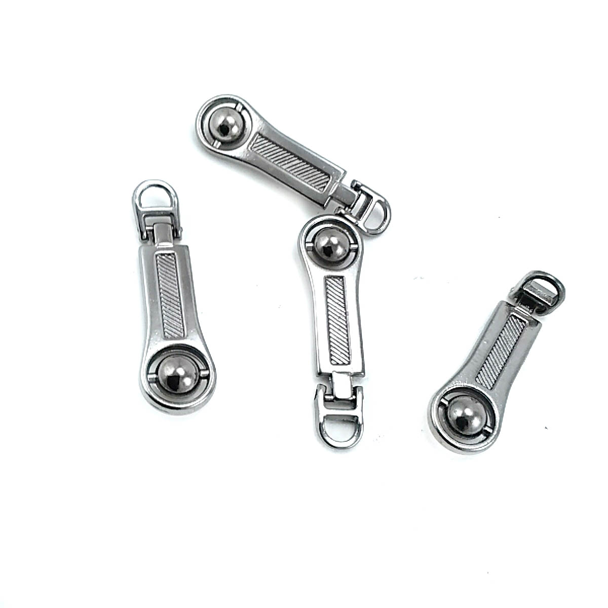 40 mm Zipper Pull front and detail view