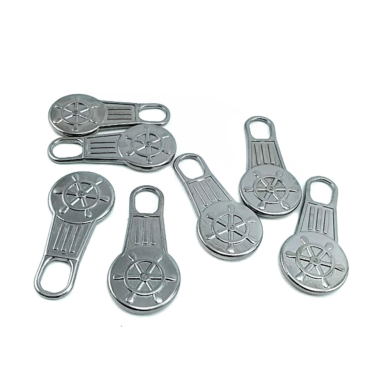 34 mm Zipper Pull front and detail view
