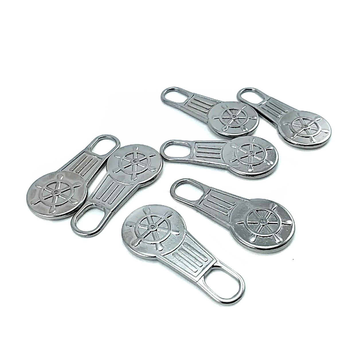 34 mm Zipper Pull front and detail view