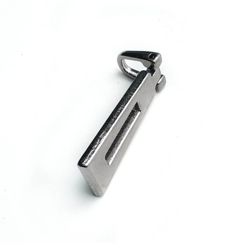 Metal Fermuar Elciği 30 mm  Şık Tasarım E 1597