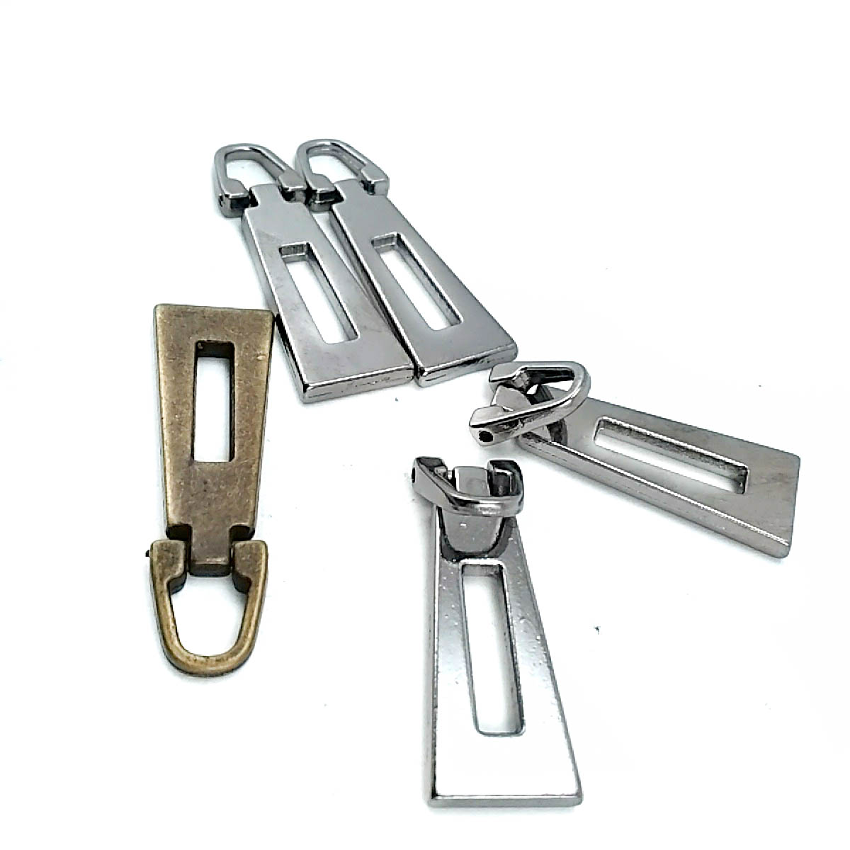 Metal Fermuar Elciği 30 mm  Şık Tasarım E 1597