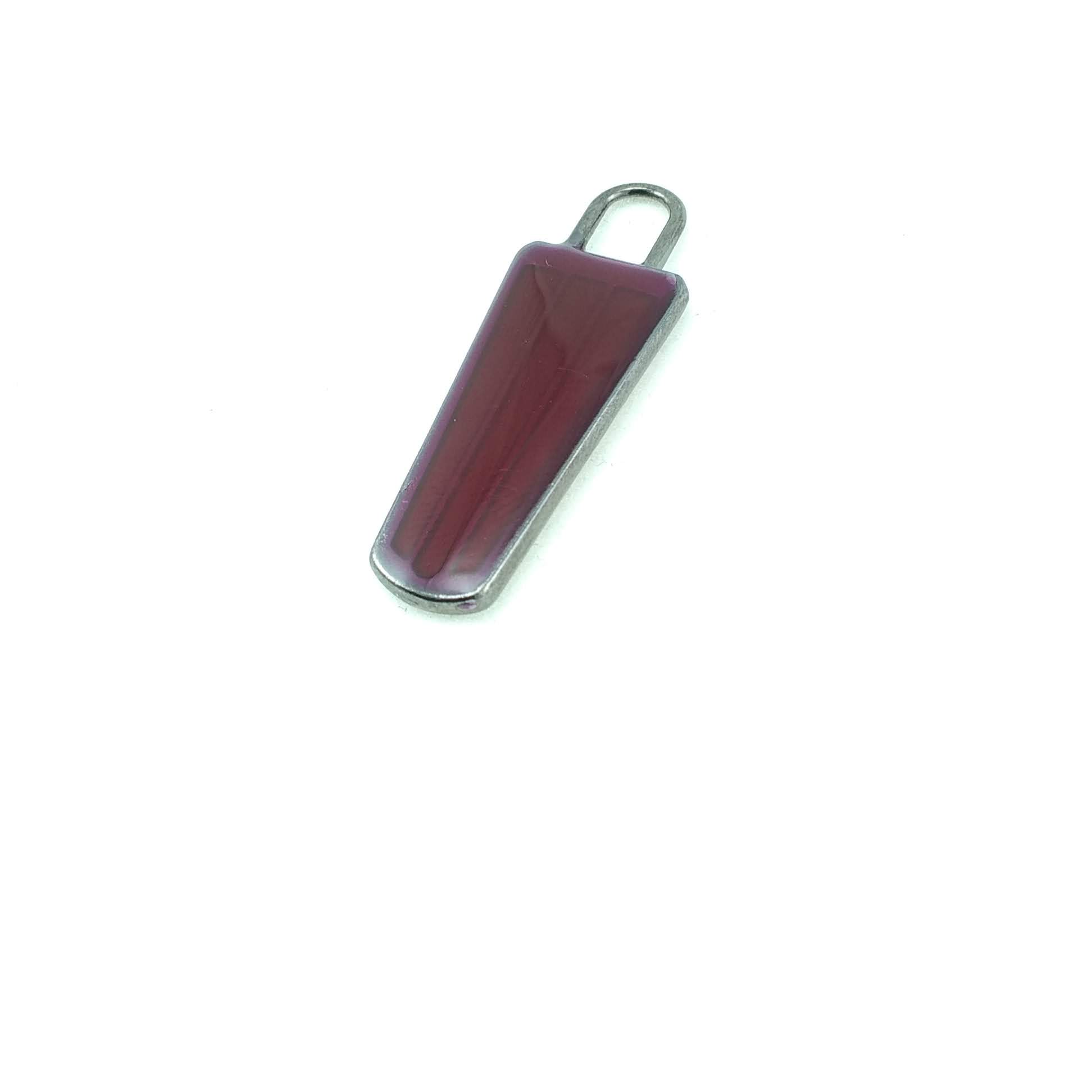 Zipper Pullers 4 cm 3 Colors Epoxy Coat and Jacket Pullers E 1790