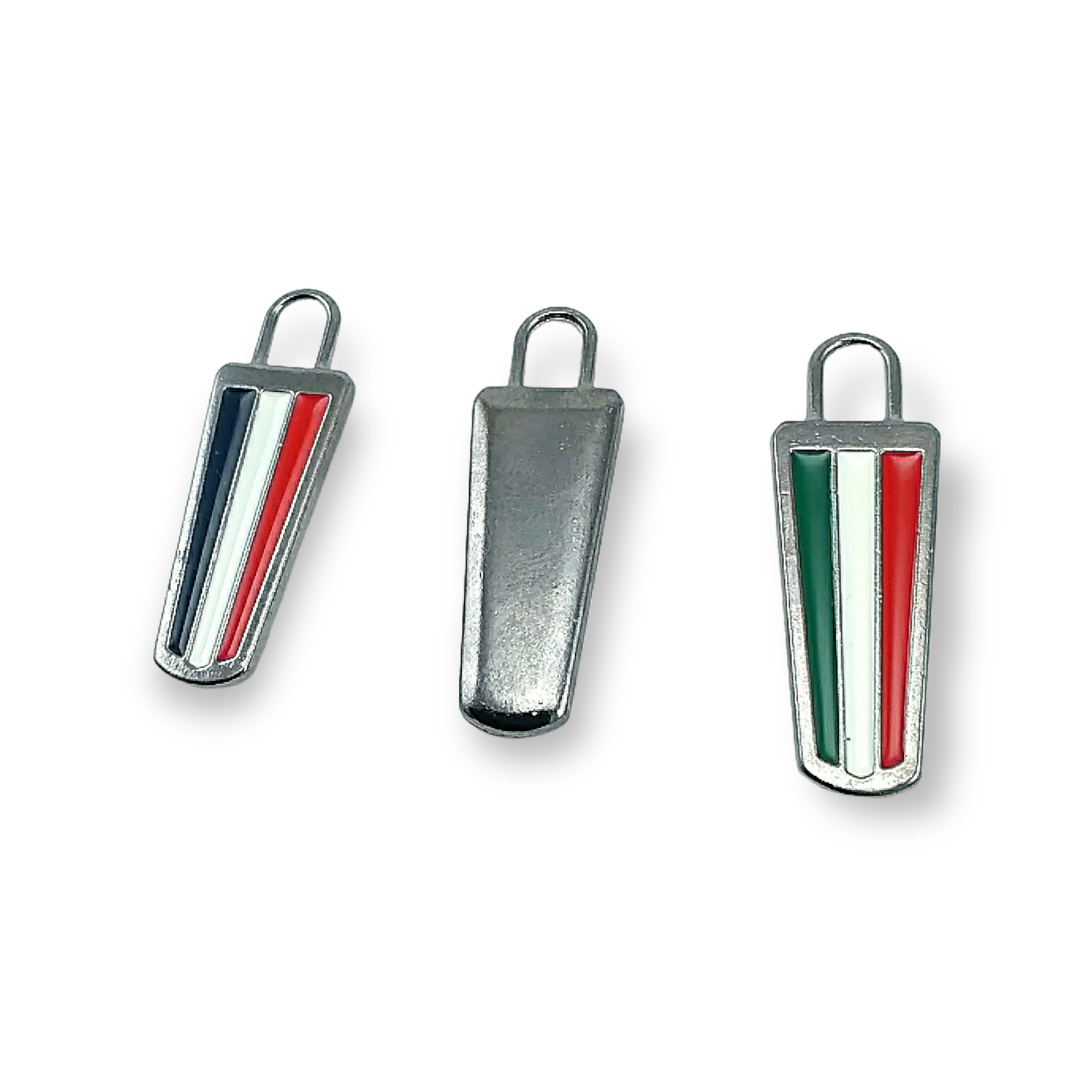 Zipper Pullers 4 cm 3 Colors Epoxy Coat and Jacket Pullers E 1790