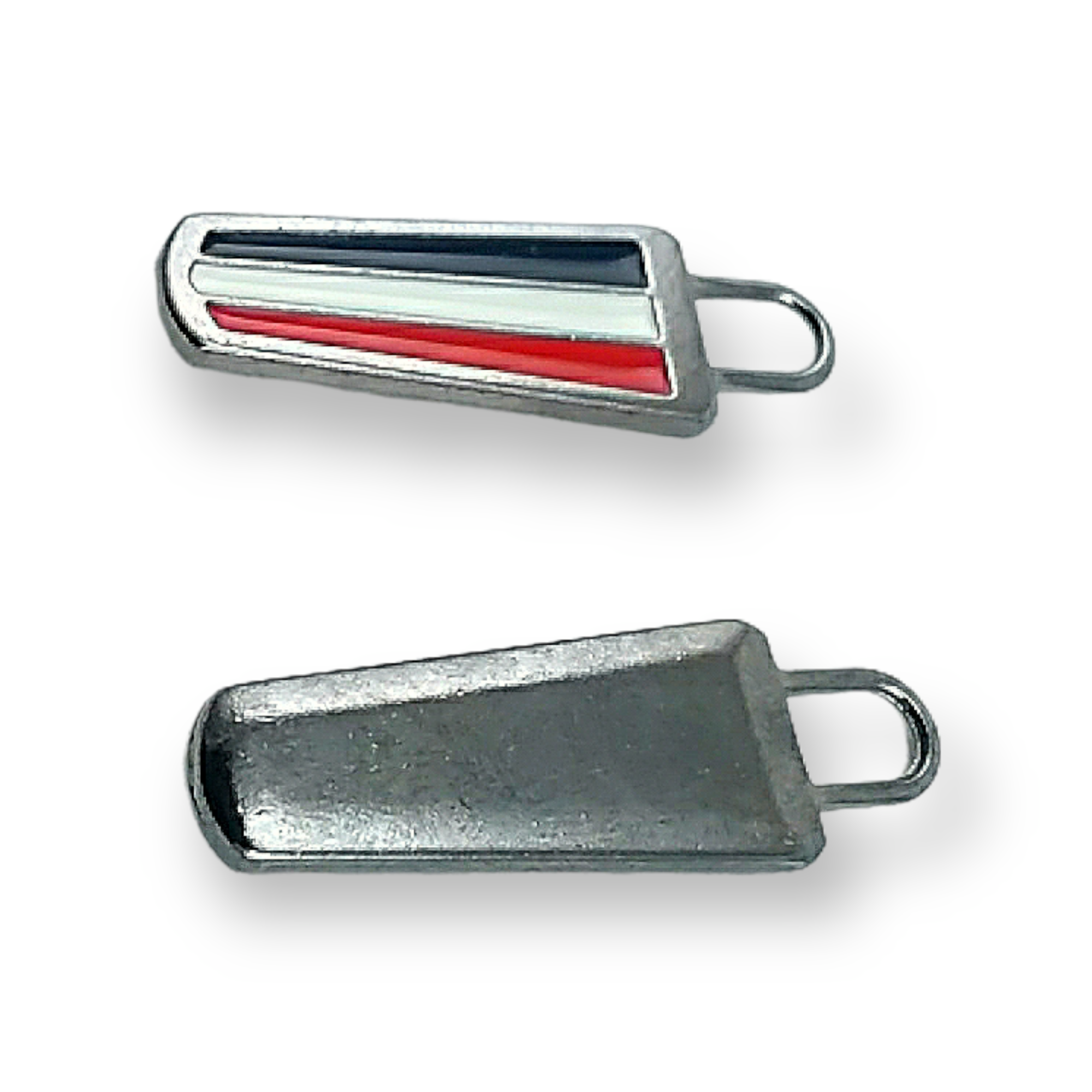 Zipper Pullers 4 cm 3 Colors Epoxy Coat and Jacket Pullers E 1790
