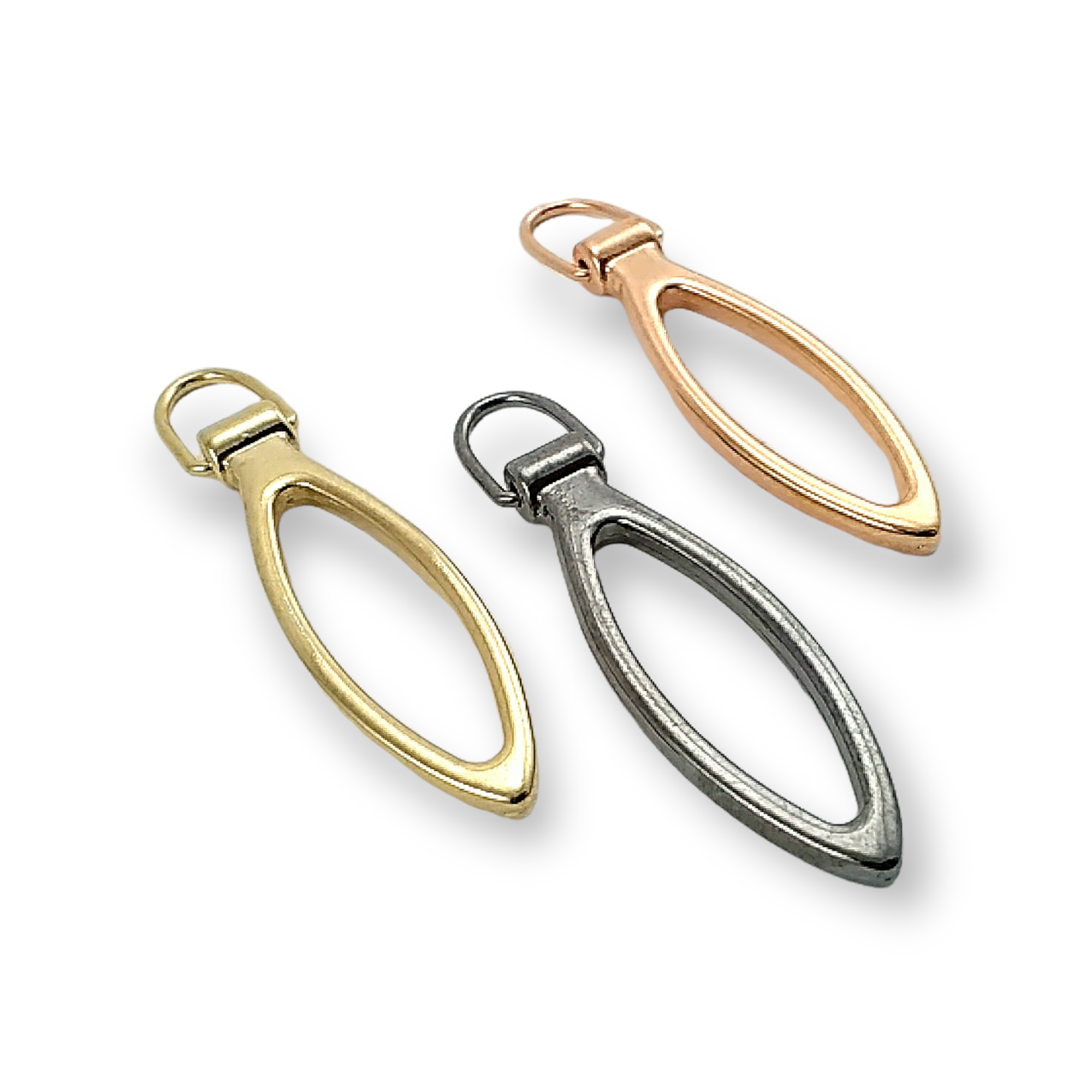 Zipper Pullers 4 cm for Bags and Outerwear Zipper Pulls E 1855 Zipper Pullers 4 cm for Bags and Outerwear Zipper Pulls E 1855