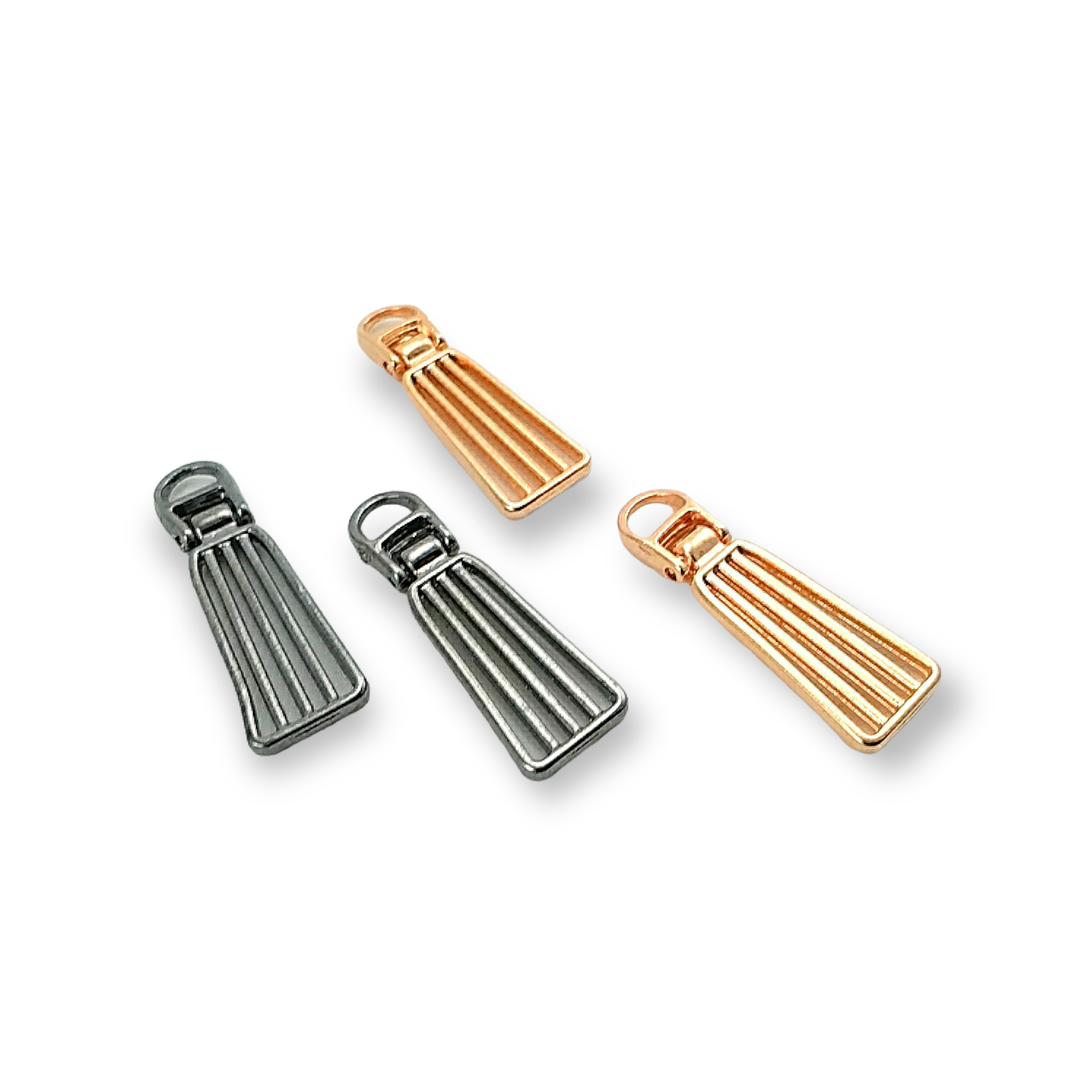 Zipper Pullers 3 cm Fan Shape E 1967