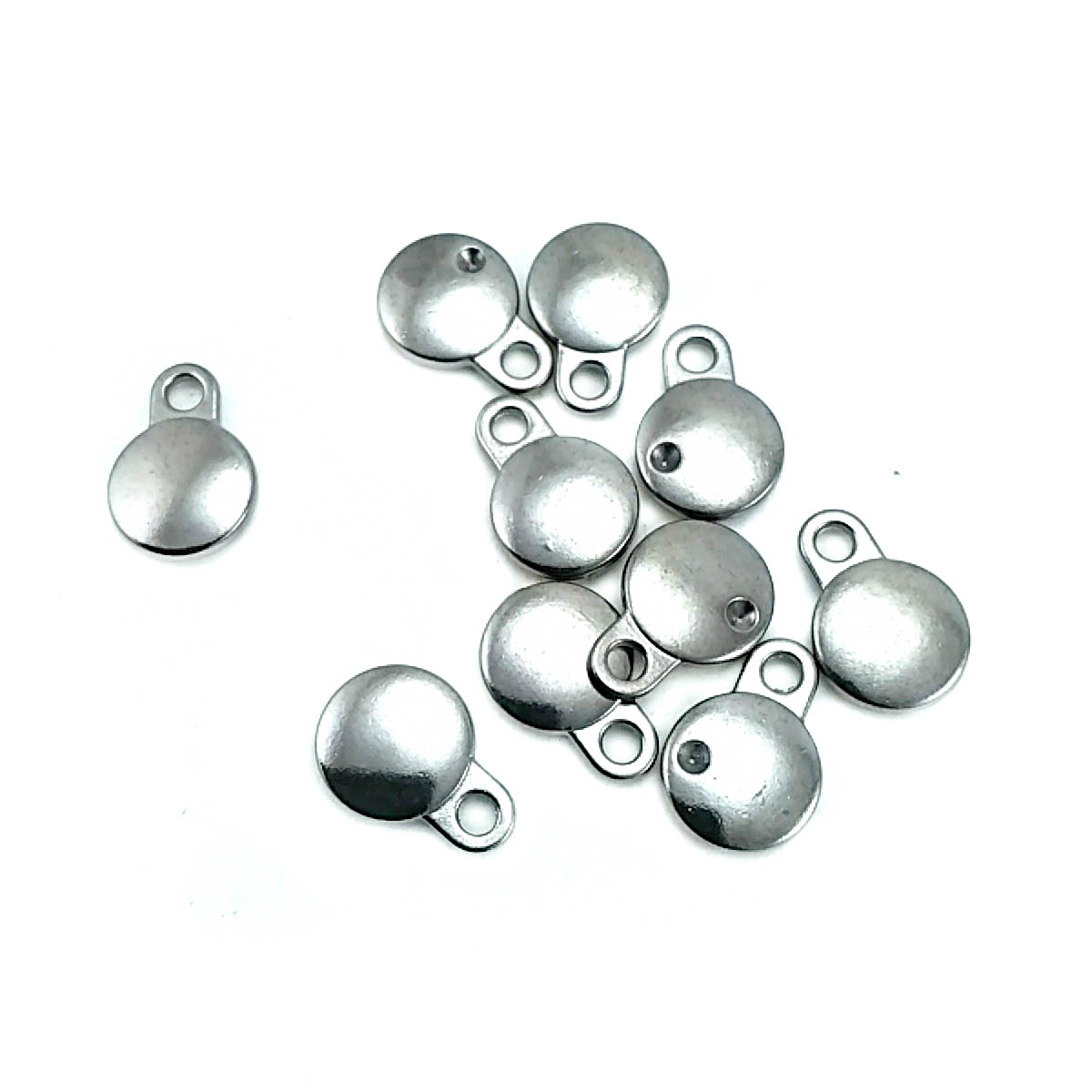 17 mm Zipper Pull front and detail view