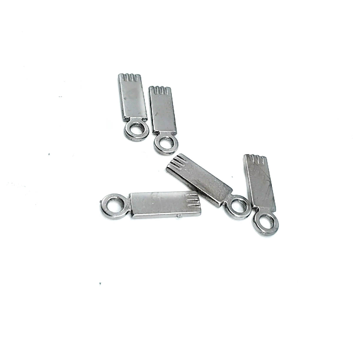 21 mm x 6 mm Sade Fermuar Elciği
