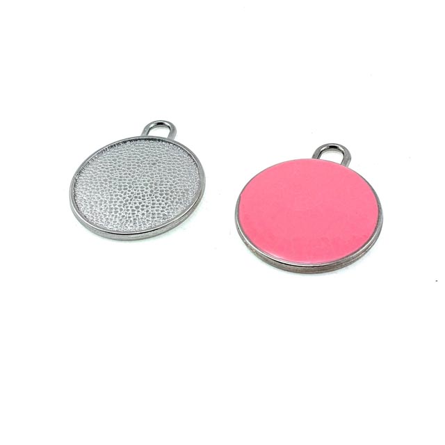 28 mm Enamel / Colored Zipper Pull product image 28 mm Enamel / Colored Zipper Pull front and detail view