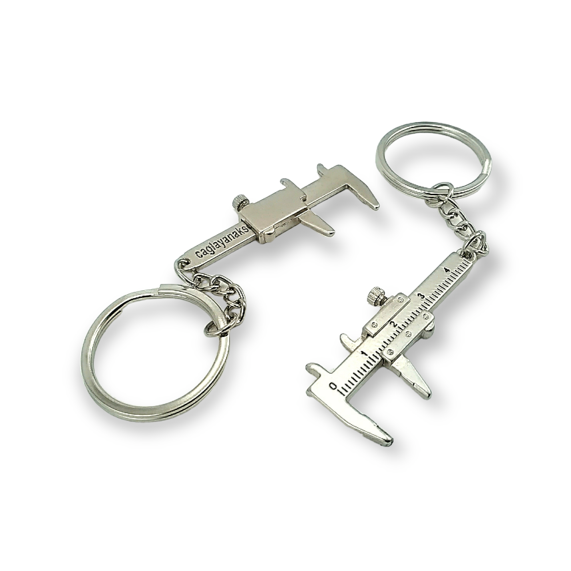 Caliper Keychain Personalized Gift Keychain Caliper Keychain Personalized Gift Keychain