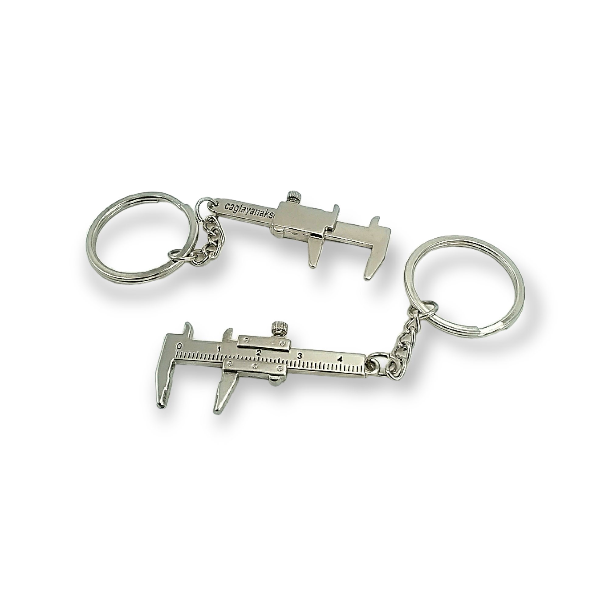 Caliper Keychain Personalized Gift Keychain Caliper Keychain Personalized Gift Keychain