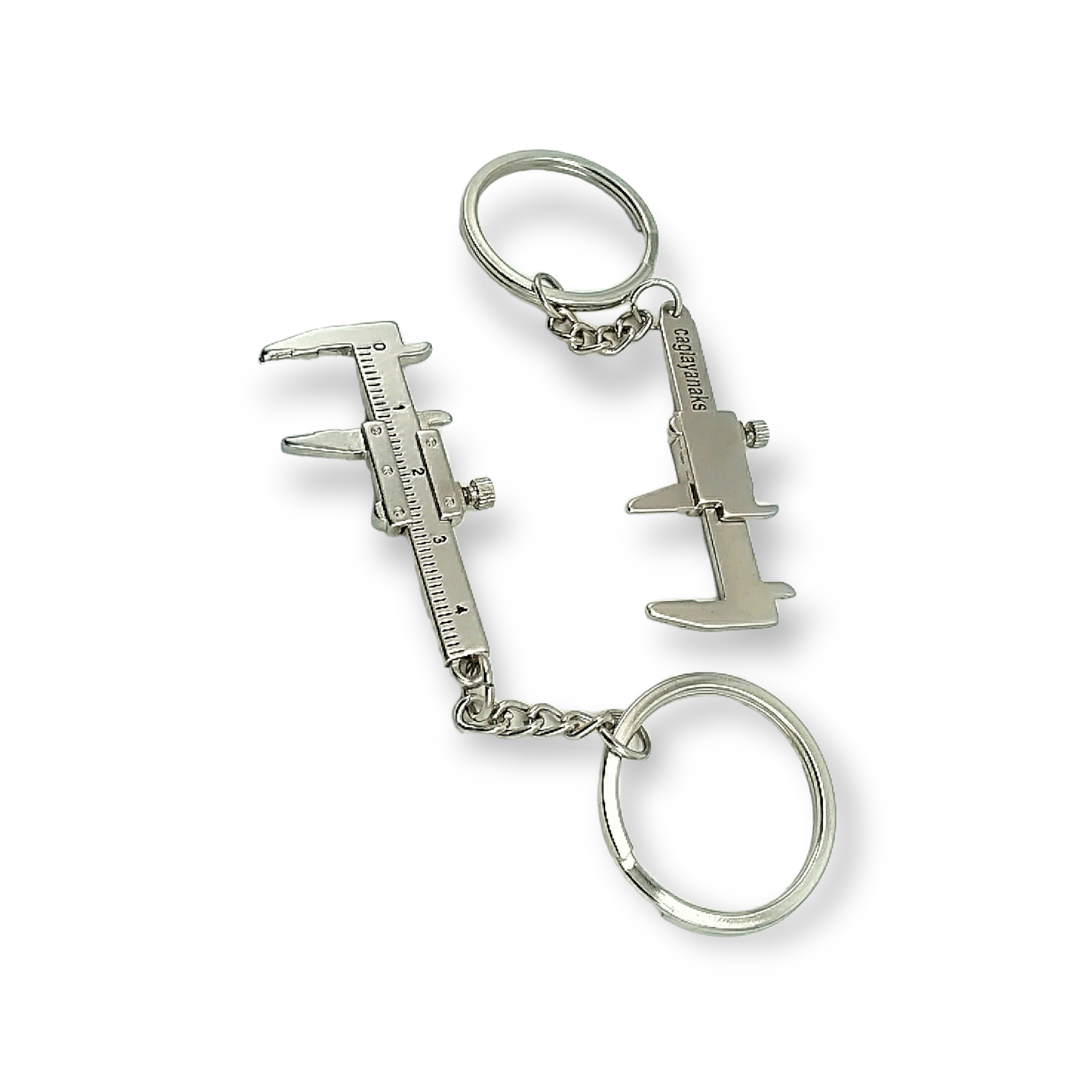 Caliper Keychain Personalized Gift Keychain Caliper Keychain Personalized Gift Keychain