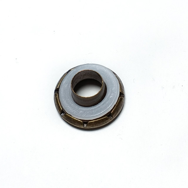 Zinc Alloy Eyelet Coats and Coats Lacing Hole Diameter 17 mm