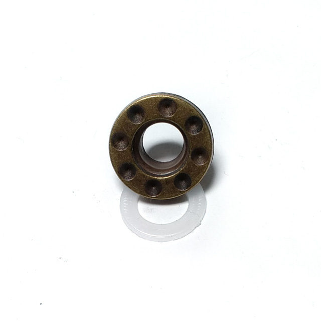 Zinc Alloy Eyelet Coats and Coats Lacing Hole Diameter 17 mm