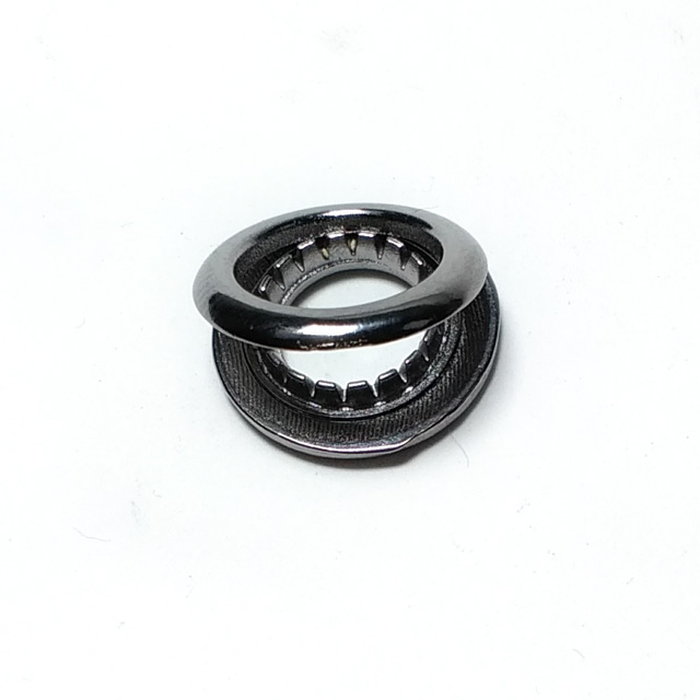Oval Eyelet zinc alloy metal production diameter 15 mm Oval Eyelet zinc alloy metal production diameter 15 mm